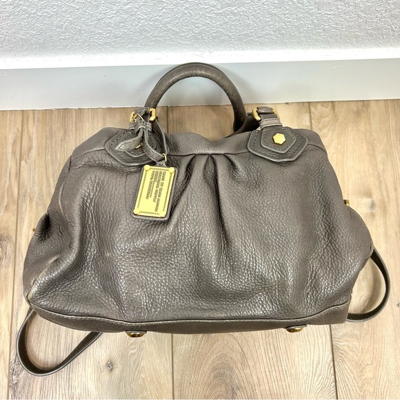 Marc Jacobs Original Baby Groove Leather Gray Purse - Picture 3 of 16